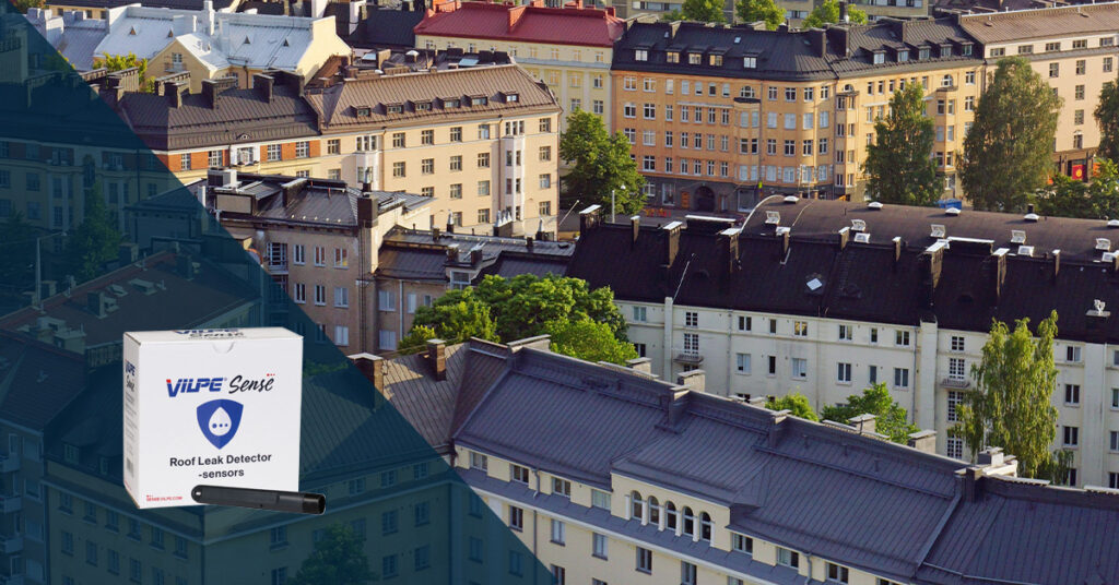 Sense leak detectors, buildings in Helsinki