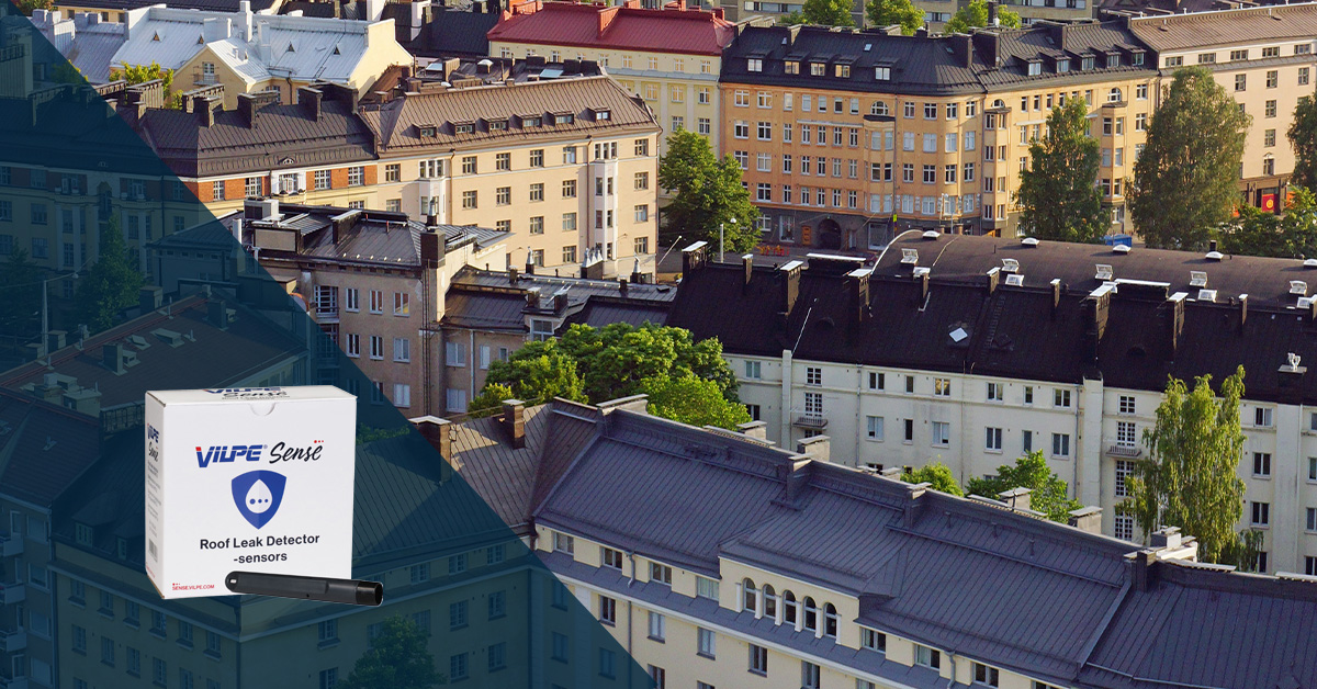 Sense leak detectors, buildings in Helsinki
