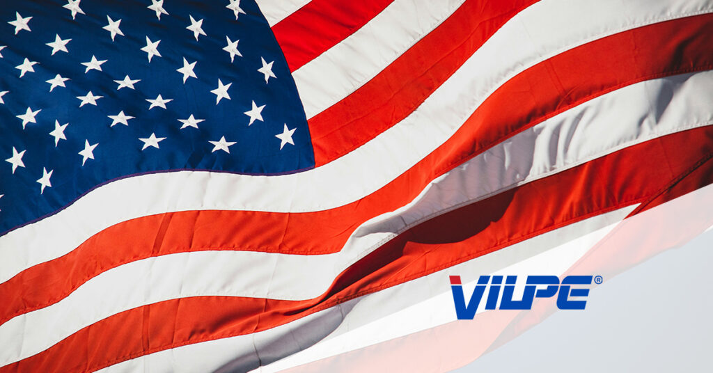 usa flag vilpe logo