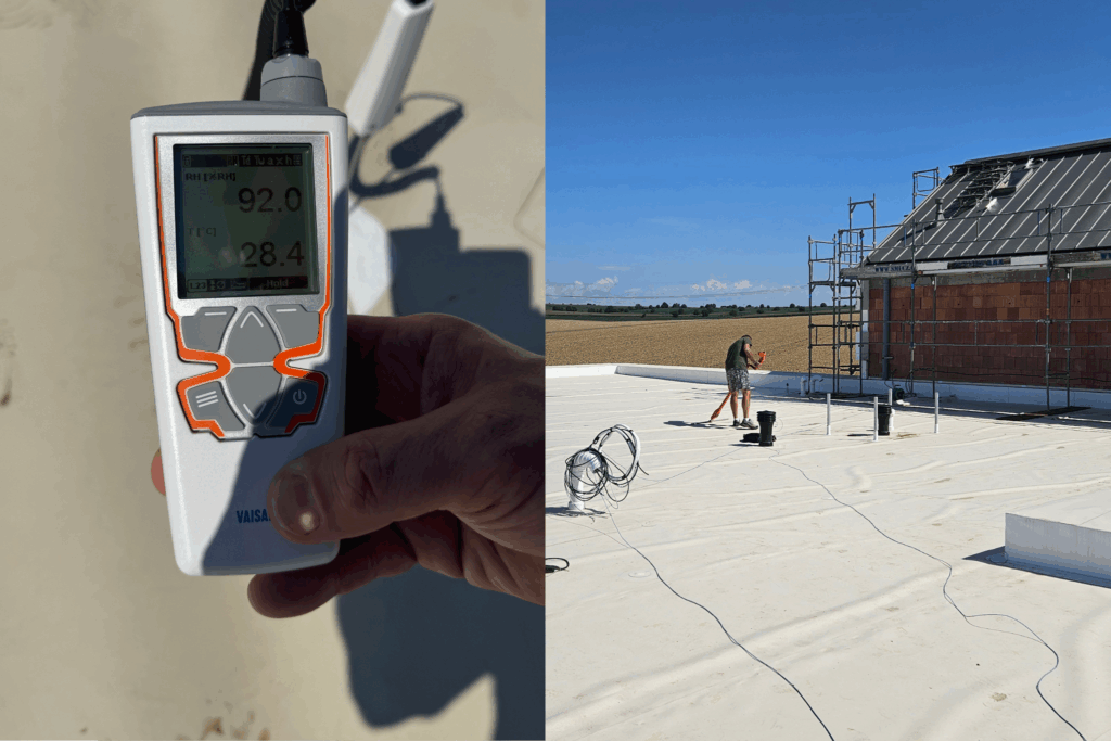 VILPE Sense Reveals Moisture and Membrane Cracks in a Newly Built Home