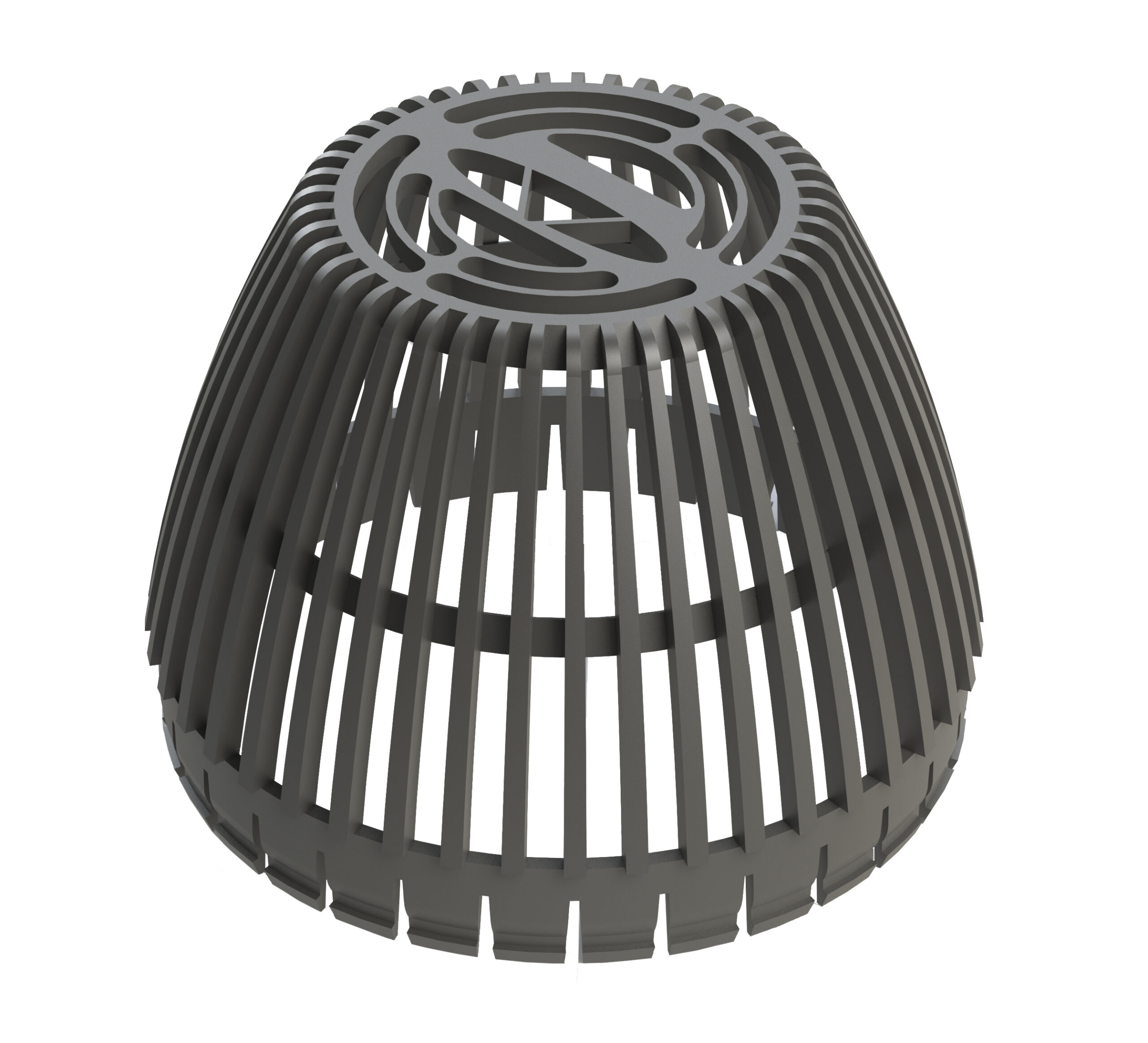 PLASTIC LEAF GRATING FOR MODEL A ROOF DRAINS