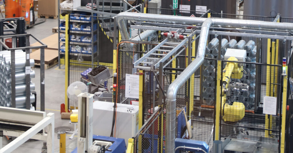 Machines in a factory