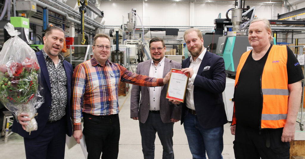 SAK palkinto ryhmäkuva